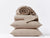 Coyuchi Hazel Chambray Organic Crinkled Percale Sheet Set