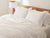 Coyuchi Alpine White Heritage Organic Percale Duvet Cover