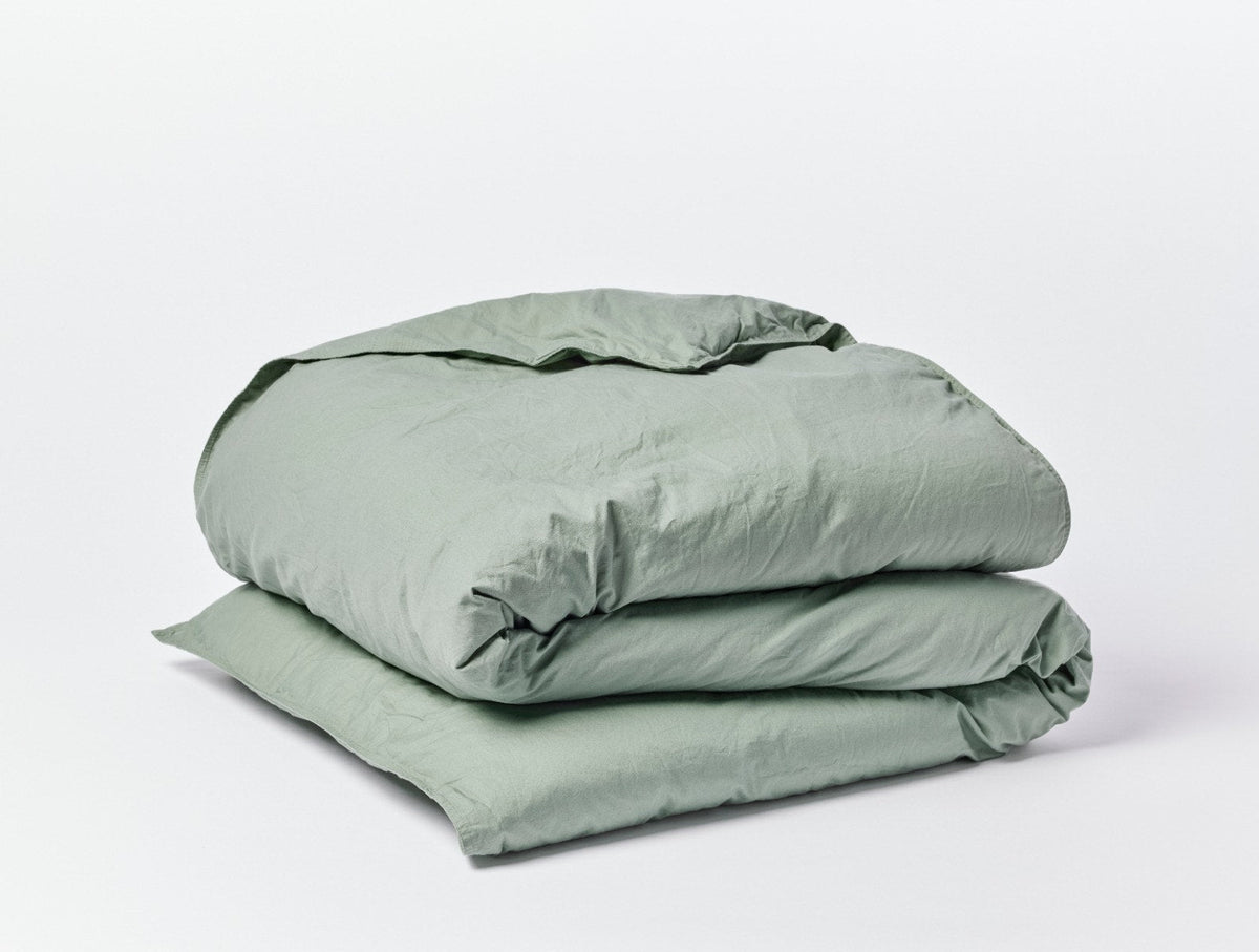 Coyuchi Organic Crinkled Percale™ Duvet Cover