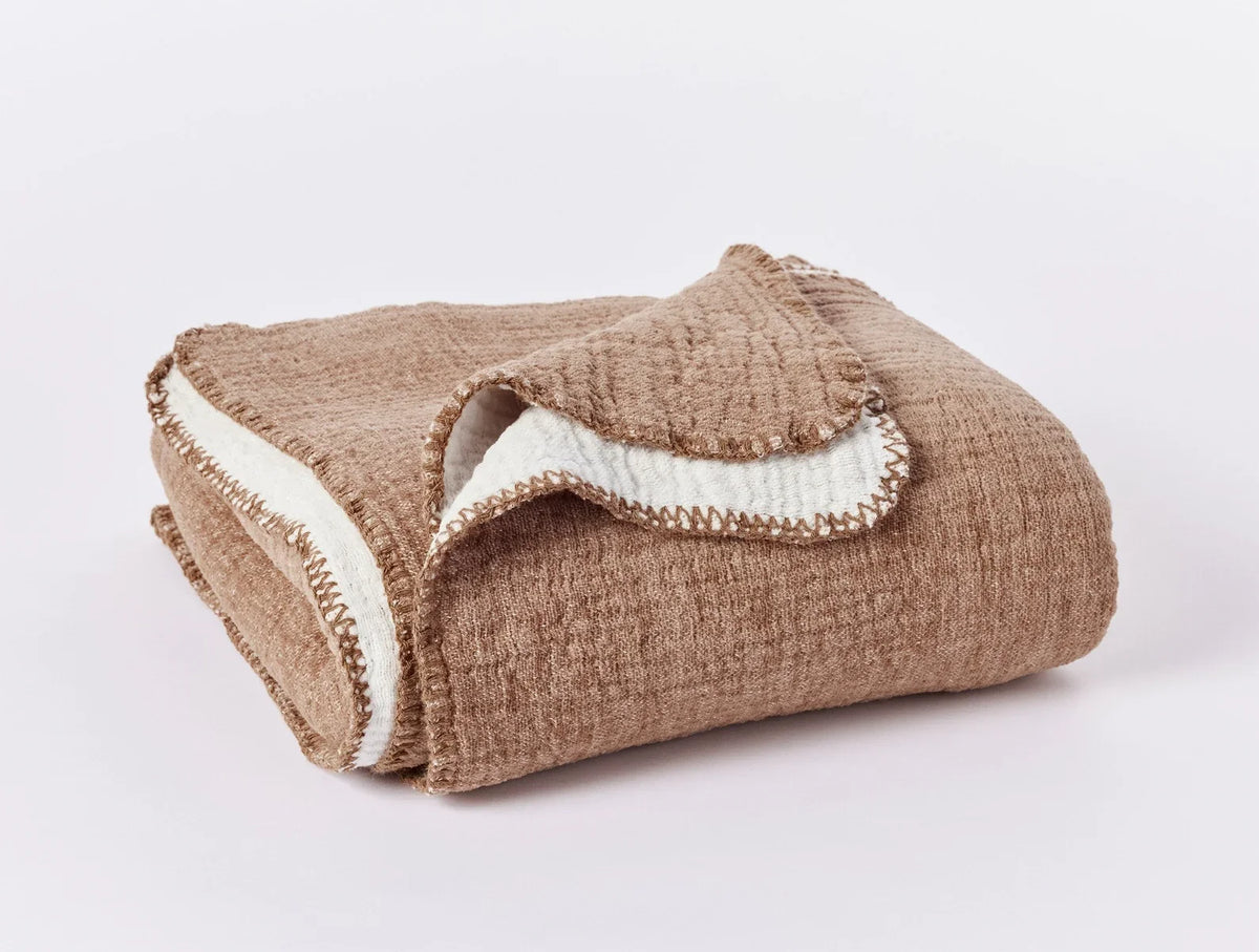 Coyuchi Throw Sienna Cozy Cotton Organic Blanket