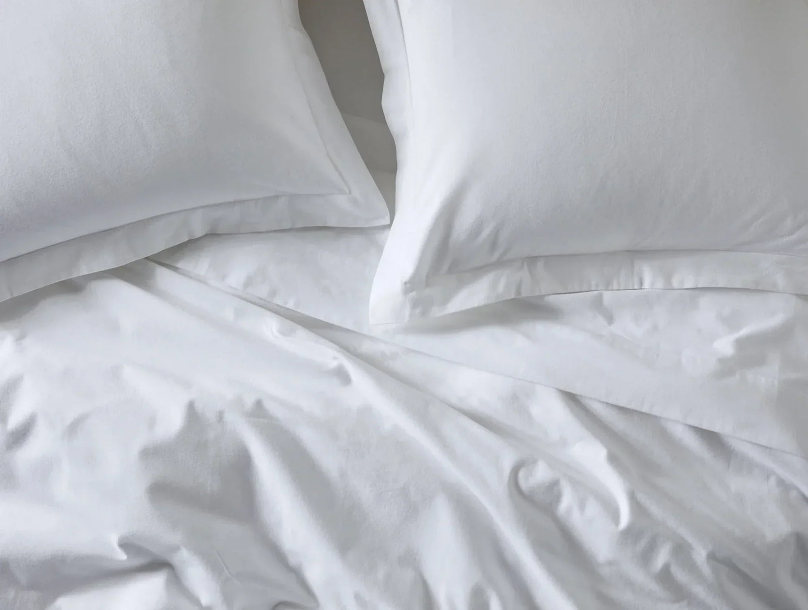 Coyuchi Sham - King Alpine White Cloud Brushed Organic Flannel Duvet Cover