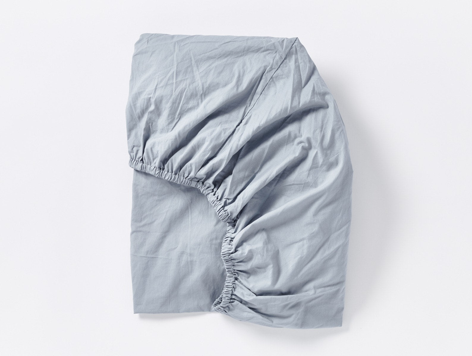 Coyuchi Organic Crinkled Percale Crib Fitted Sheet
