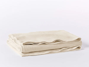 Coyuchi King Undyed Honeycomb Organic Blanket
