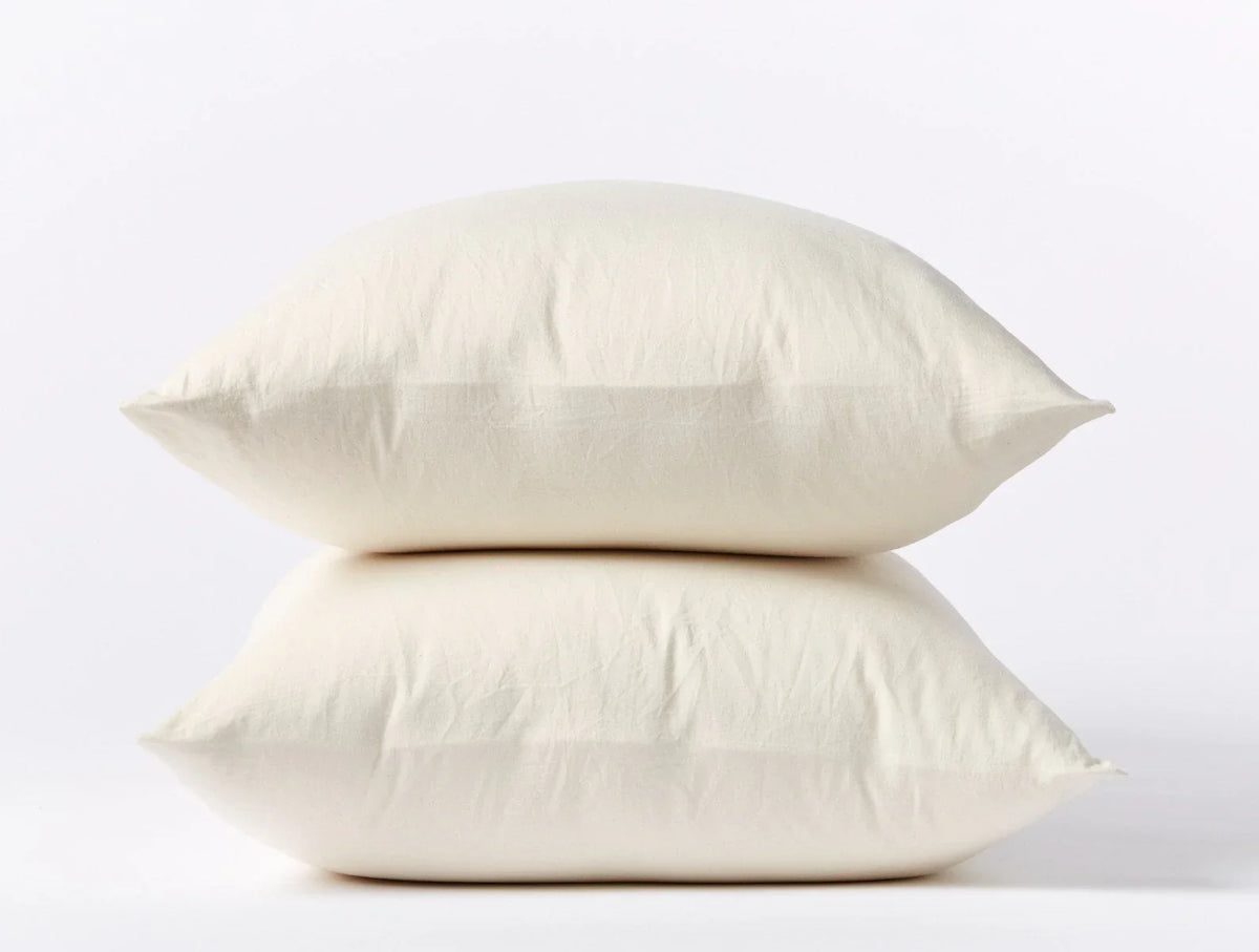 Coyuchi Pillowcase set - King Undyed Cloud Soft Organic Sateen Sheet Set