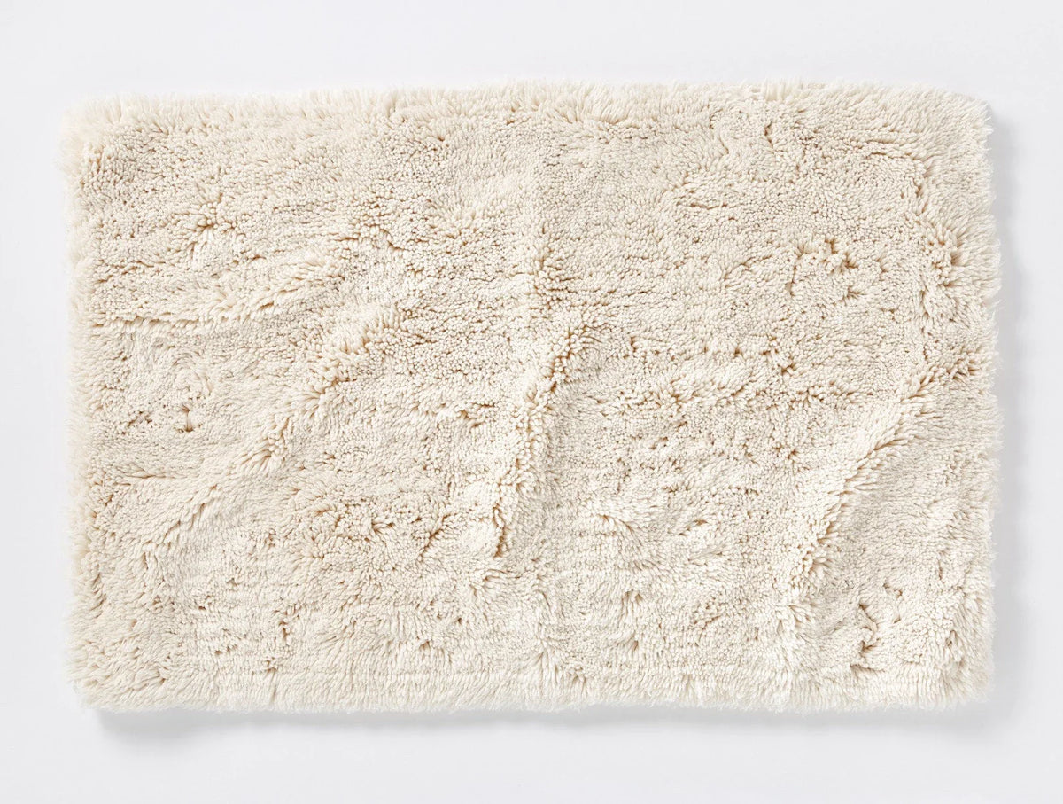 Coyuchi Shag Organic Bath Rug