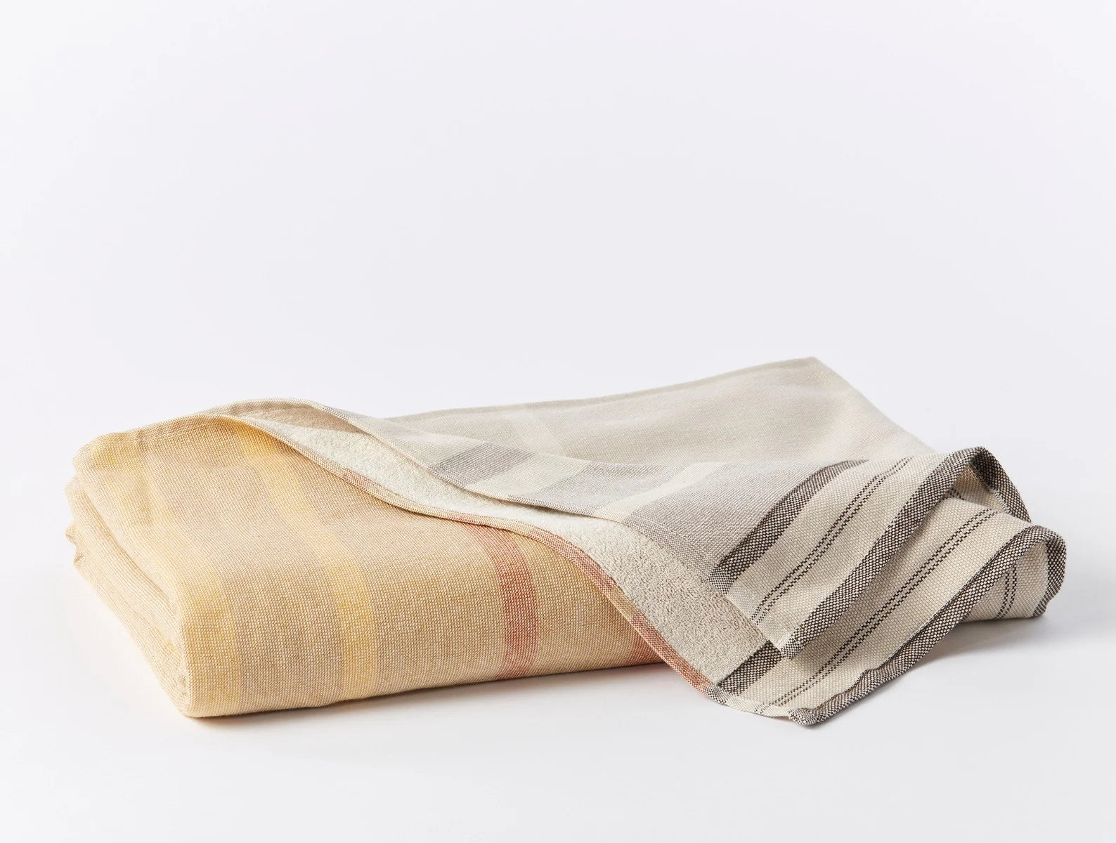 Coyuchi Walnut Hazel Ombre Tomales Organic Beach Towel