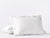 Coyuchi King Shams Alpine White Cloud Soft Organic Sateen Duvet Cover