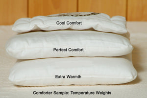 Holy Lamb Organics All-Natural Dual-Weight Comforter / staff