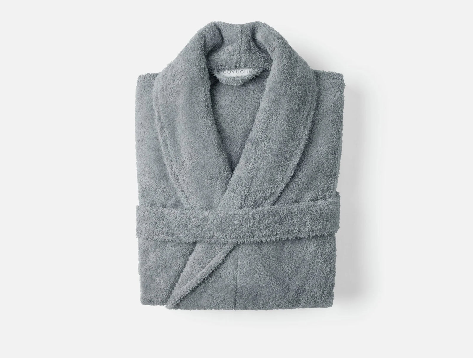 Coyuchi XSmall Small Fossil Unisex Cloud Loom Organic Robe