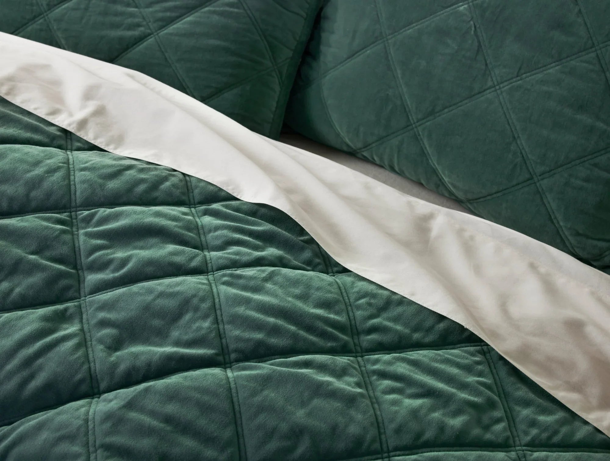 Coyuchi Evergreen Velvet Organic Quilt