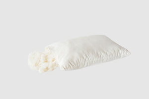 Holy Lamb Organics All-Natural Wooly Down Bed Pillow / staff