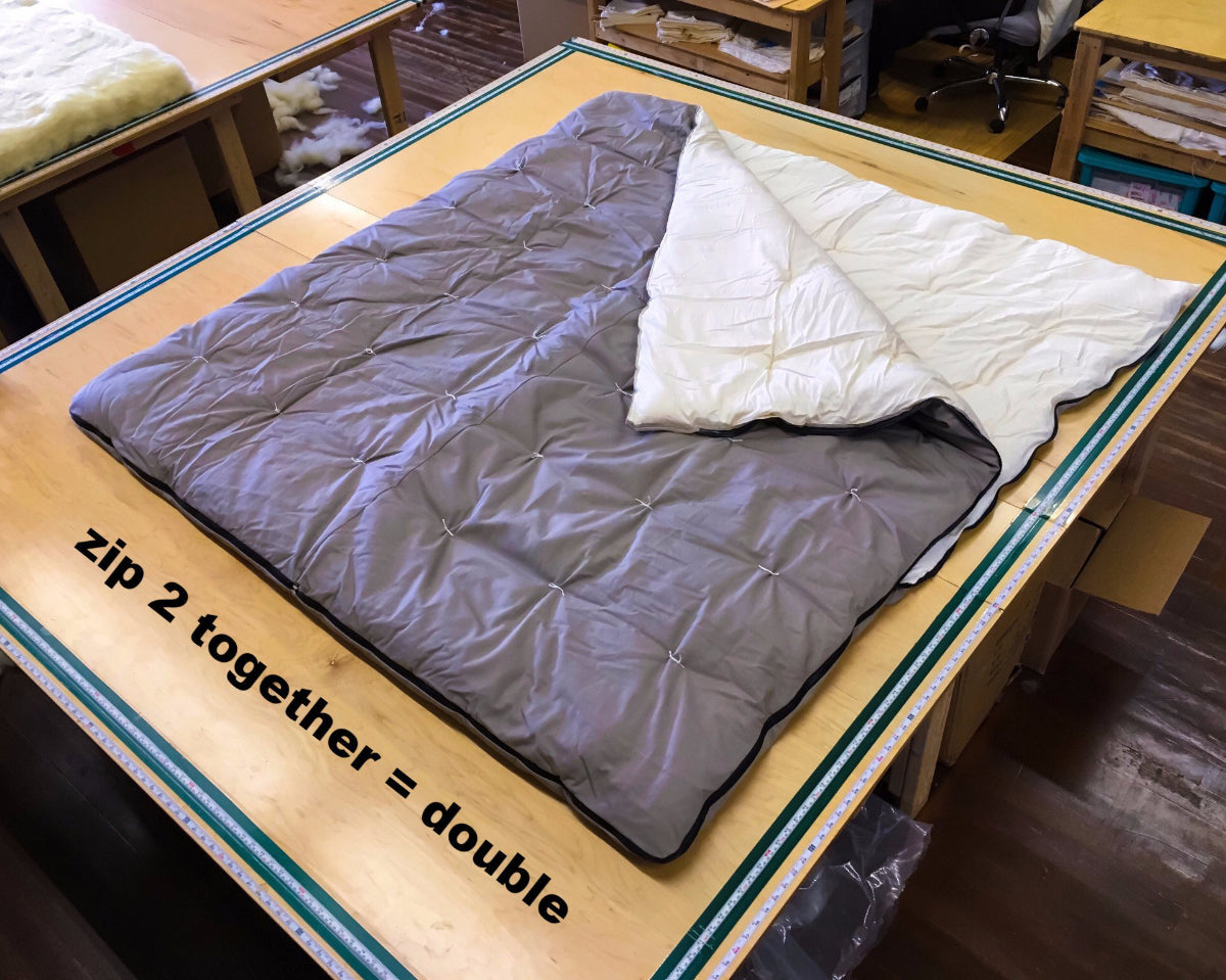 All Natural Wool Sleeping Bag