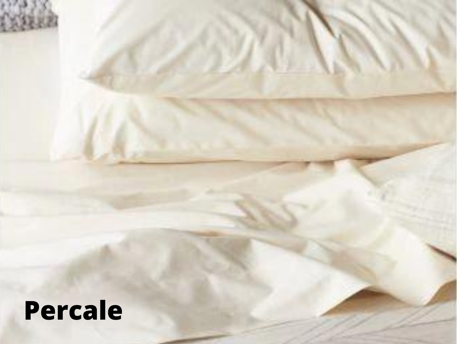 Holy Lamb Organics Percale Twin Undyed Coyuchi Sheets - Clearance