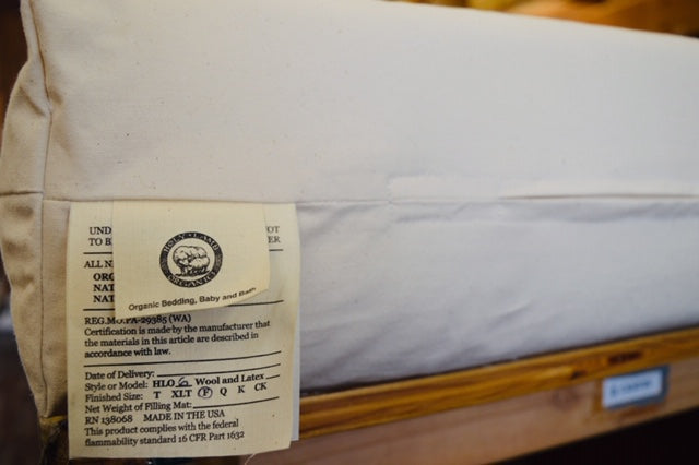 Holy Lamb Organics Natural Wool &amp; Latex Mattress 6.5 Inch