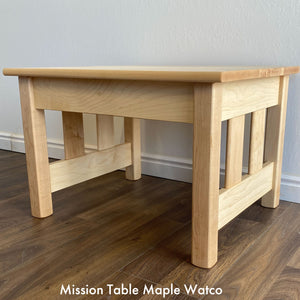 Mission End Table and Nightstand