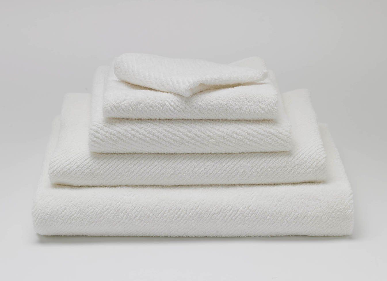 Coyuchi Cloud Loom Organic Hand Towel - Alpine White