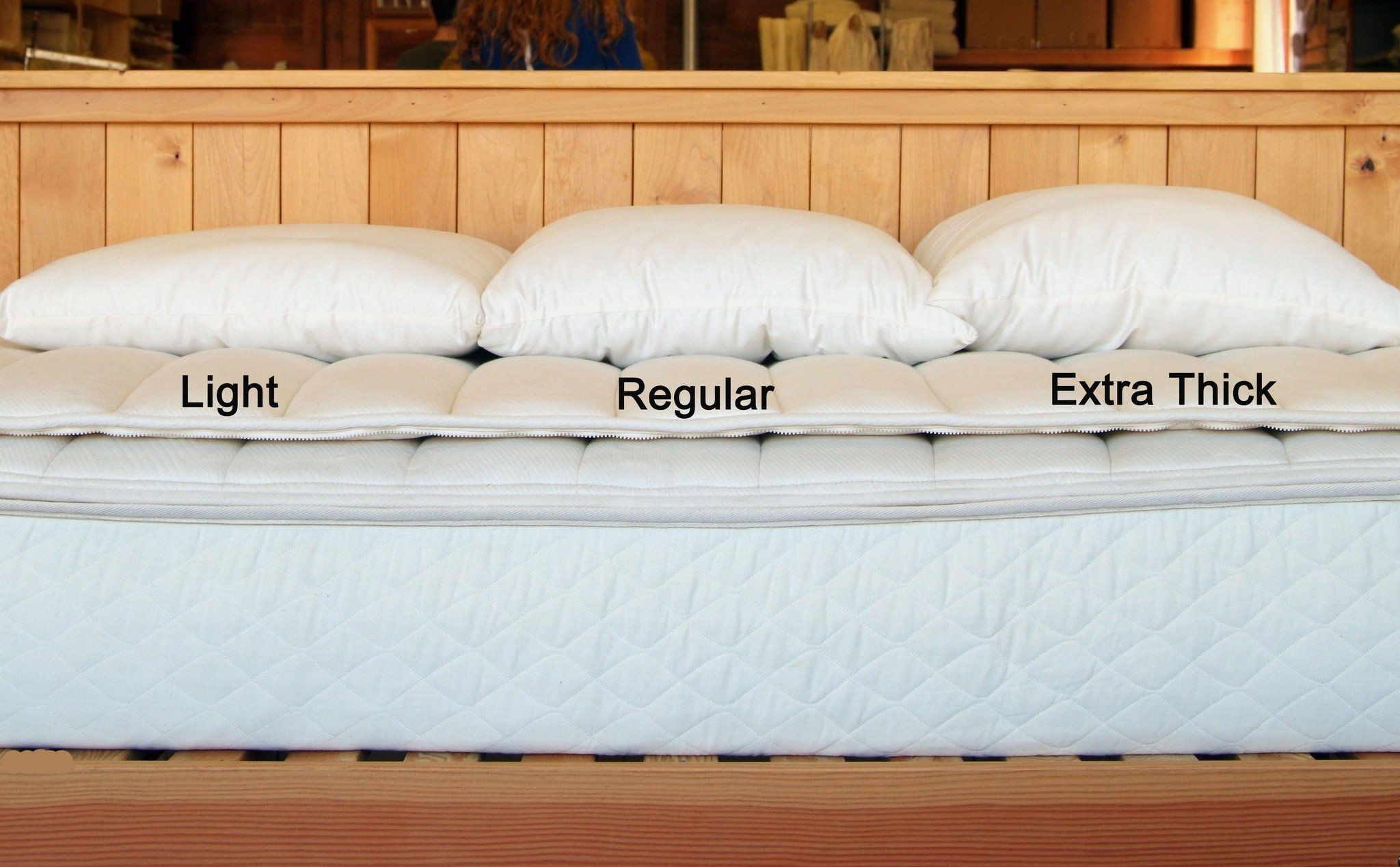 Thick shop bed pillows