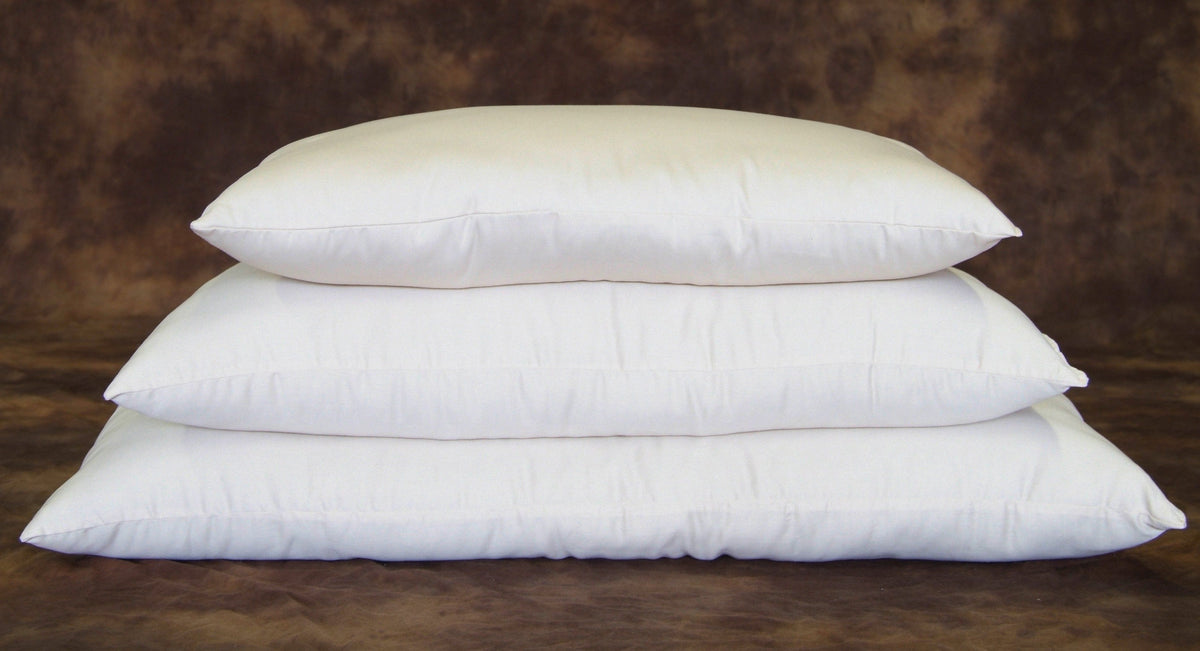 Almohadas de cama de lana organica certificada