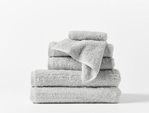 Coyuchi Fog Cloud Loom Organic Towels & Bath Mat