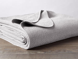 Coyuchi Pewter Honeycomb Organic Blanket