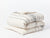 Coyuchi Ivory w Black Rippled Stripe Organic Duvet Cover