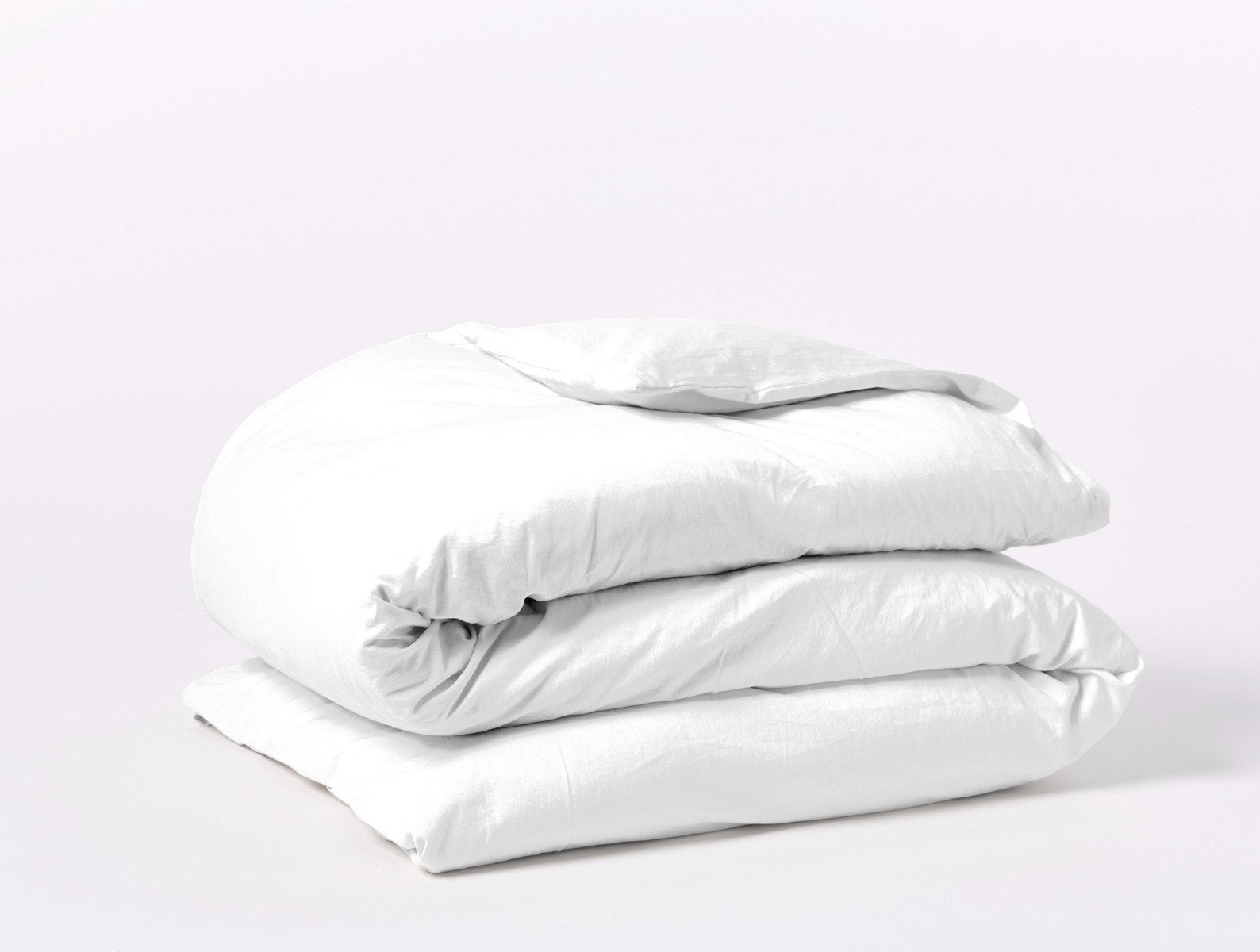 Coyuchi Alpine White Cloud Soft Organic Sateen Duvet Cover