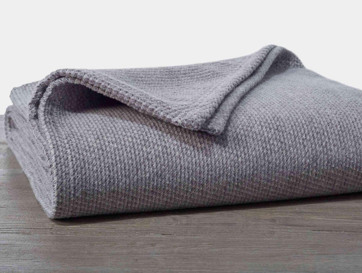 Coyuchi Sequoia Washable Organic Cotton &amp; Wool Blanket