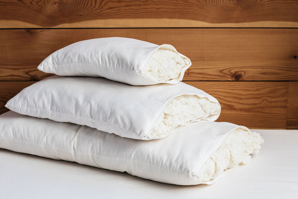 All-Natural Woolly Down Bed Pillow