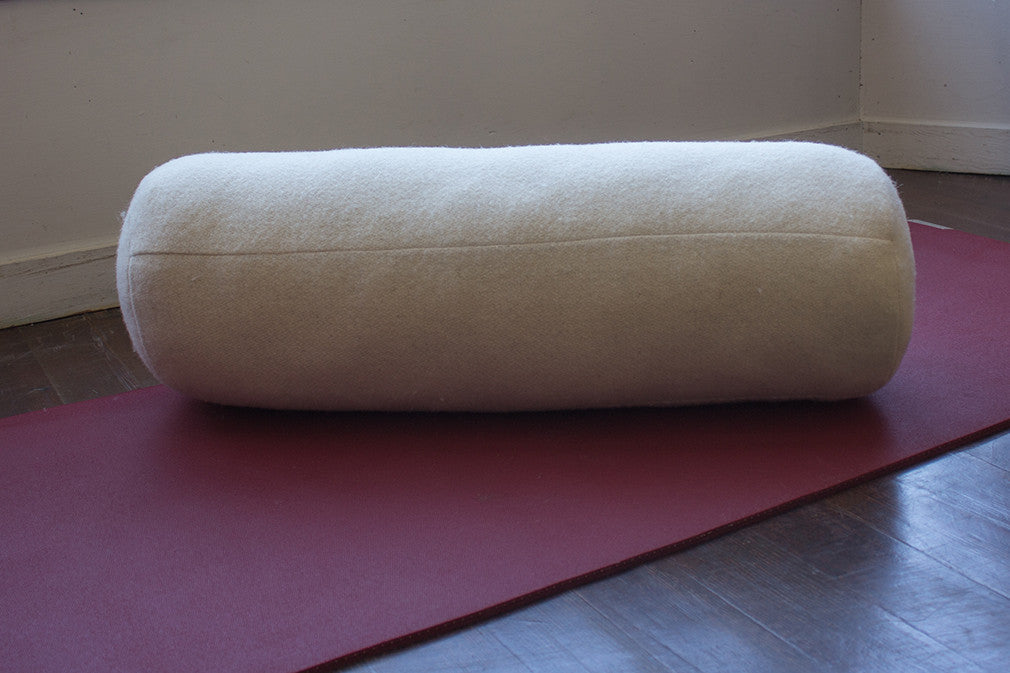 Wool Yoga Bolster - Holy Lamb Organics, bolster yoga - eli